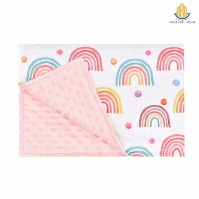 Chăn cho em bé sơ sinh cotton mềm mại, thoáng khí, dùng được đa năng