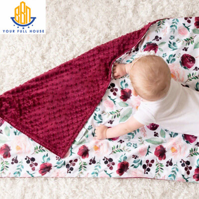 Chăn Minky Em Bé Siêu Mềm Mại, Thêu Tên Riêng Từ BBN