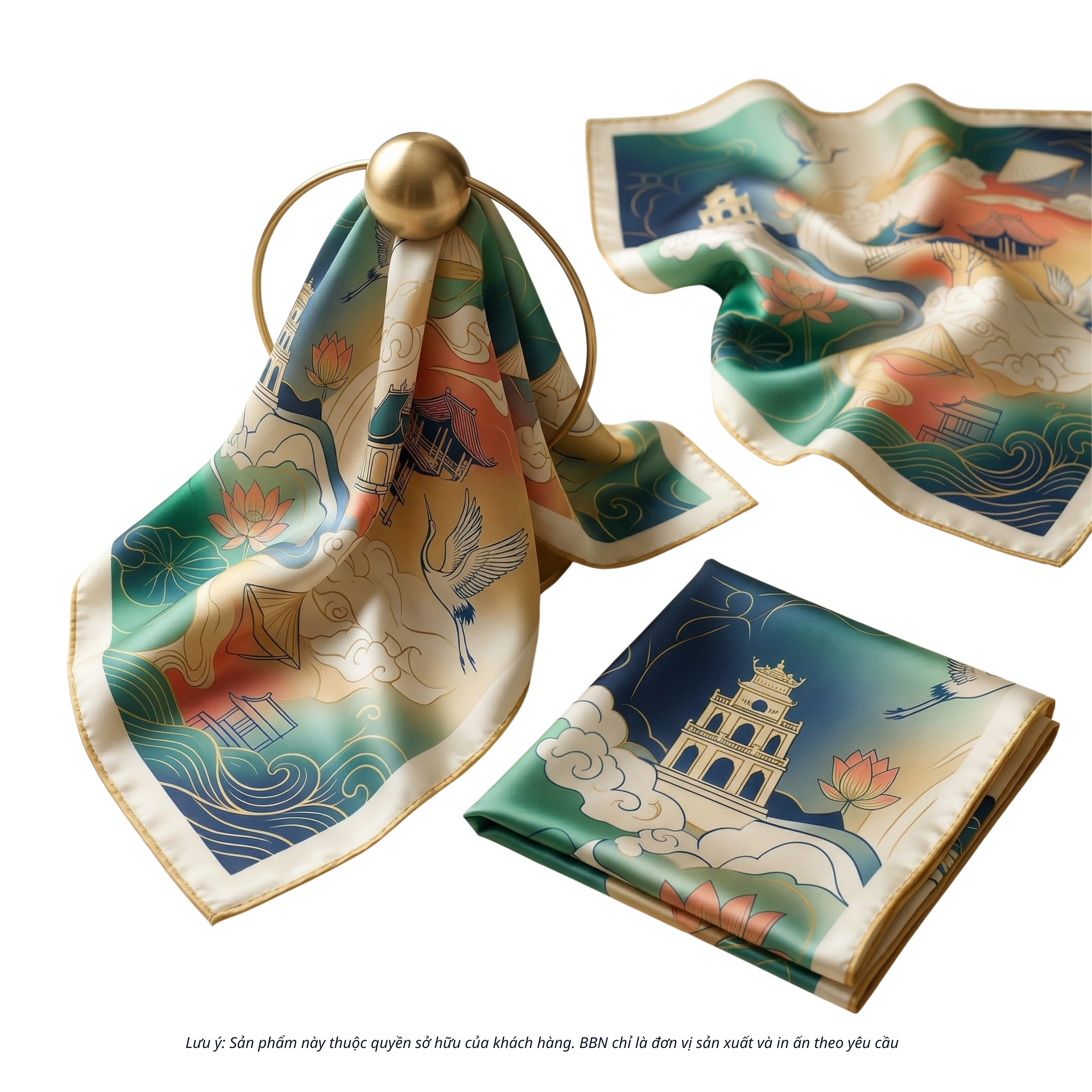 KHĂN BANDANA IN THEO YÊU CẦU THƯƠNG HIỆU BBN HOME