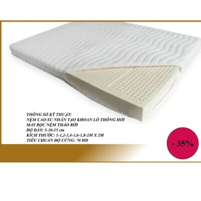 Nệm cao su nhân tạo sản xuất trực tiếp từ nhà máy, thương hiệu BBN Your Full House