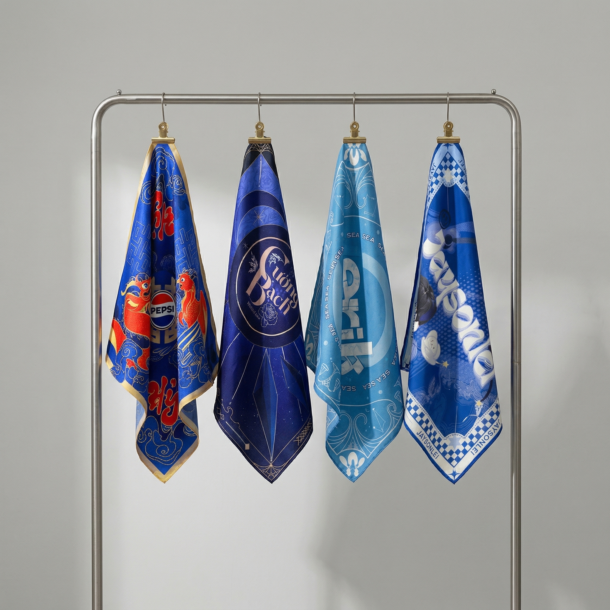 bandana trở th&agrave;nh &ldquo;signature item&rdquo; gi&uacute;p thương hiệu ghi dấu ấn ri&ecirc;ng.