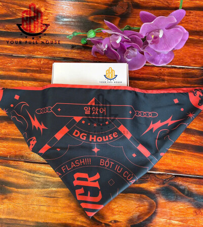 KHĂN BANDANA ĐỘC QUYỀN TỪ BBN CHO FAN RHYDER QUANG ANH – DG HOUSE